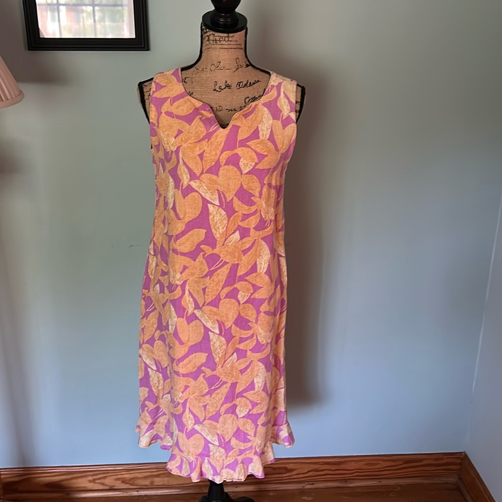 Ivy dress, size 8, 100% linen